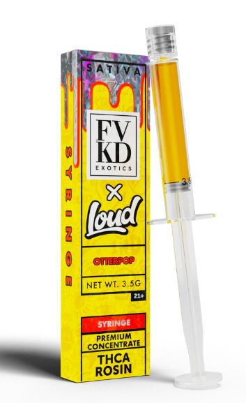 FVKD x Loud Live Rosin Syringes 3.5 Gram | Otter Pop (Sativa)