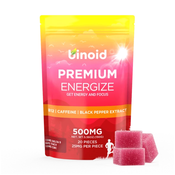 Binoid Functional THC Gummies 500MG Energize