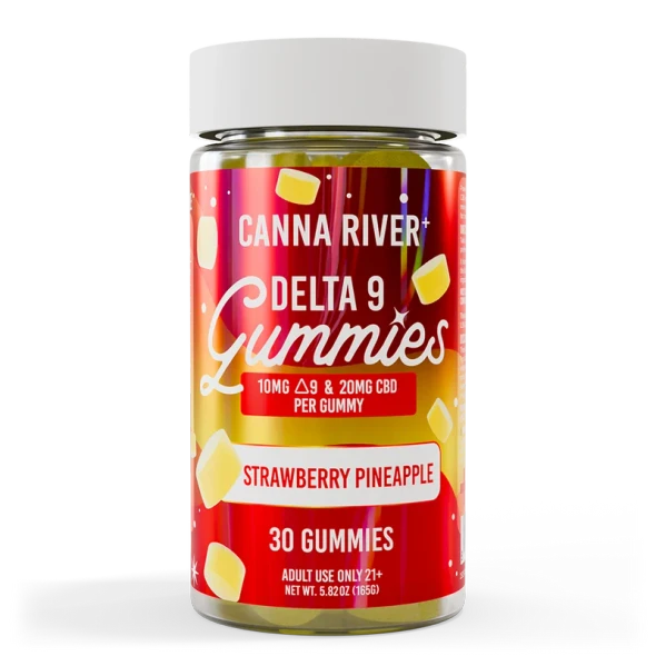 Canna River Delta 9 THC Gummies – Strawberry Pineapple