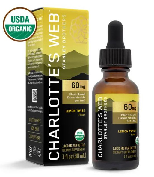 Charlotte's Web Full Spectrum CBD Oil Lemon Twist