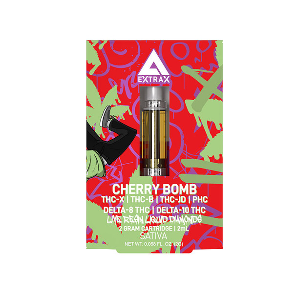 Cherry Bomb THC-X THC-B PHC Cartridges 2G