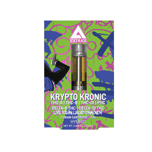 Krypto Kronic THC-X THC-B PHC Cartridges 2G