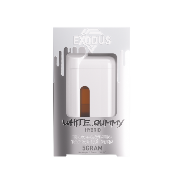 Exodus THC-A Disposable Vape | 5g White Gummy