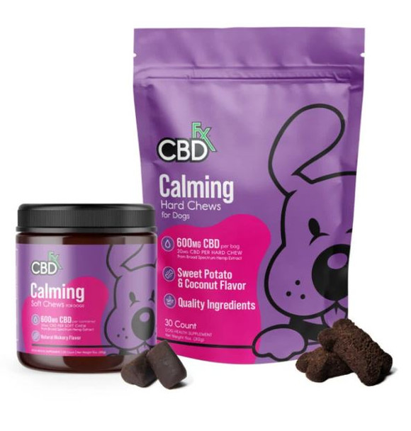 CBDFx CBD Dogs Treats 600MG | Calming Chews