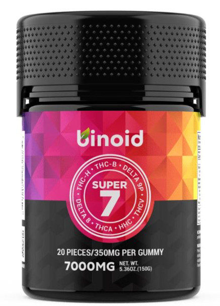 Binoid Super 7 Blend Gummies | 7000MG