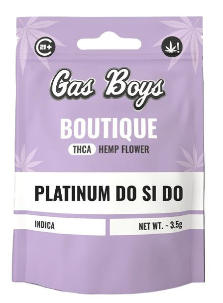 Gas Boys Boutique THCA Flower 3.5G Bag Platinum Do Si Do