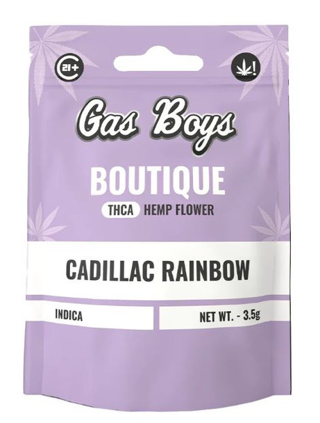 Gas Boys Boutique THCA Flower 3.5G Bag Cadillac Rainbow
