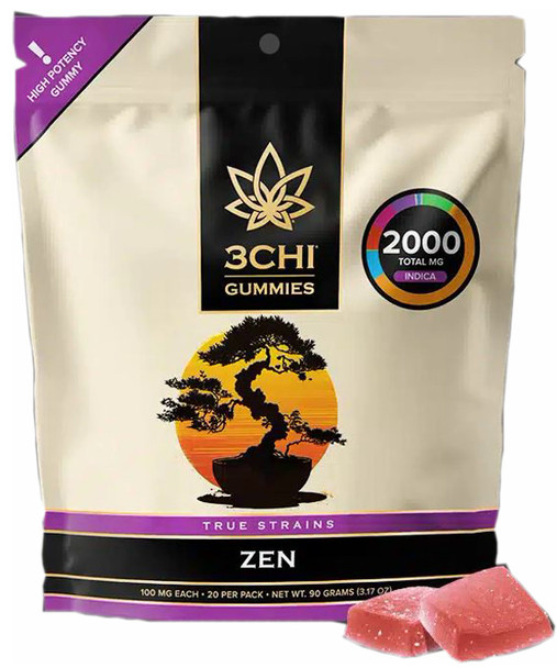 3Chi True Strains Zen Gummies
