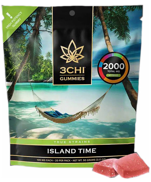 3Chi True Strains Island Time Gummies