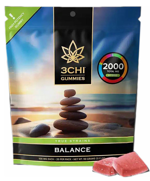 3Chi True Strains Balance Gummies