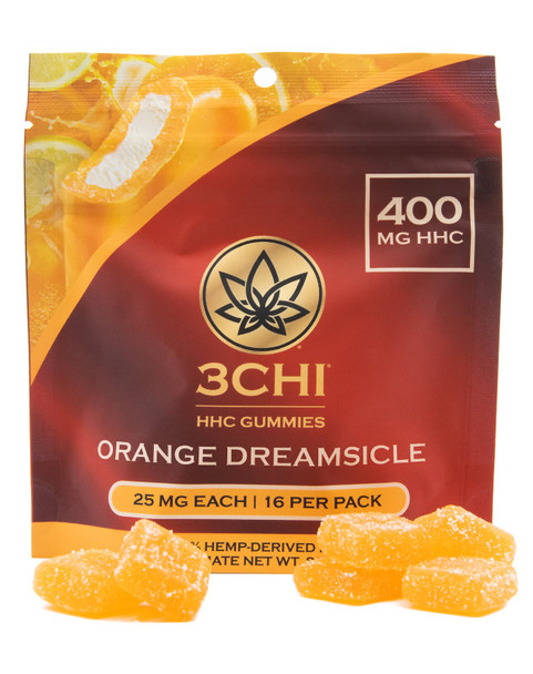 3CHI HHC Gummies 400MG - Orange Dreamsicle