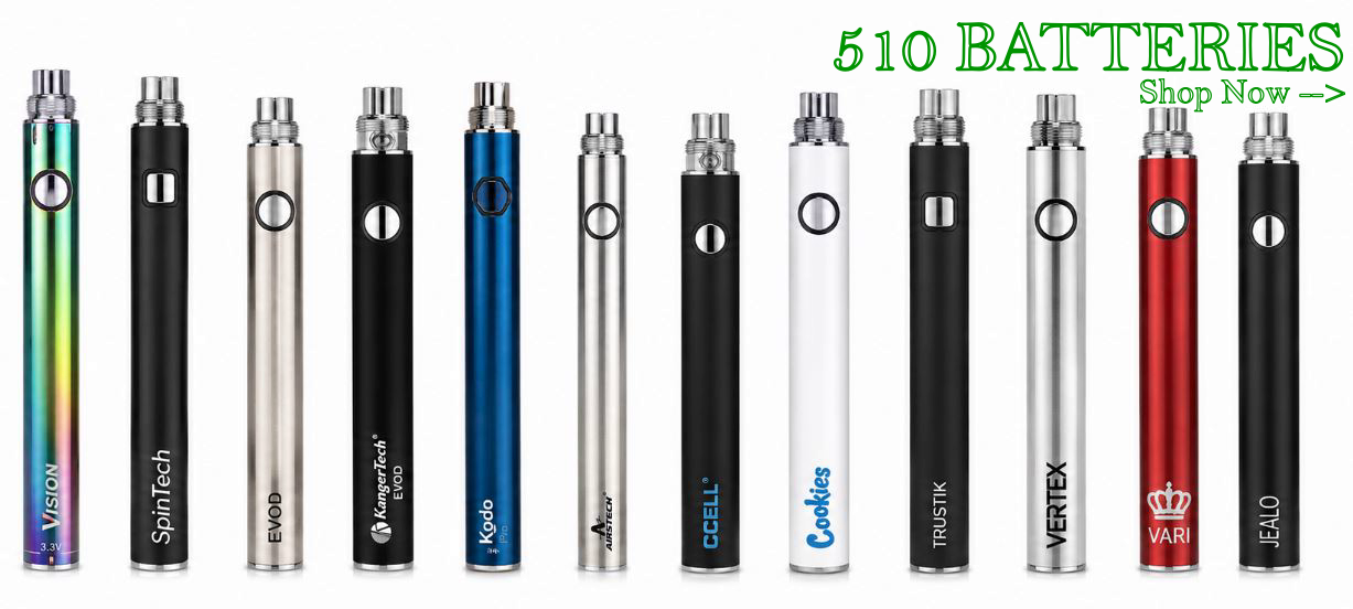 510 thread vape batteries