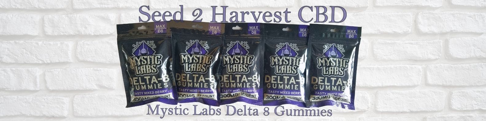 mystic labs delta 8 thc gummies 12 count 300mg