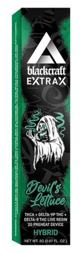 Blackcraft Extrax THCa + D9P + D8 Live Resin Disposable