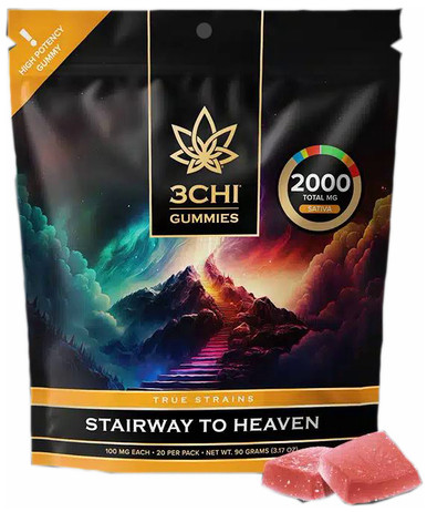 3Chi True Strains Stairway to Heaven Gummies | Sativa THC Gummies