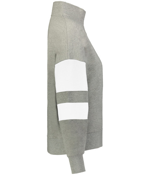 CHARCOAL HEATHER/WHITE-4