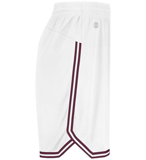 WHITE/MAROON-4