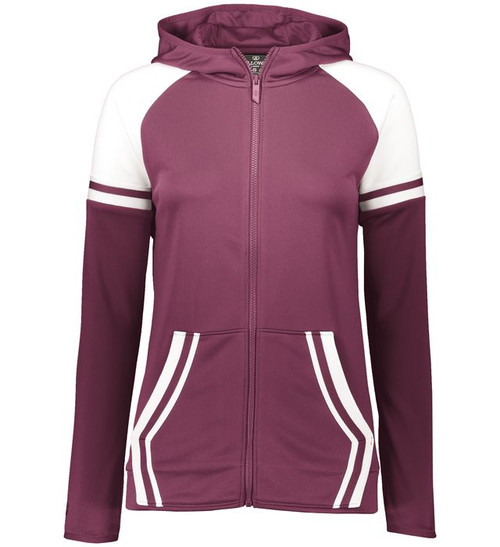 MAROON/WHITE-1