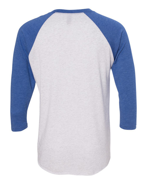 VINTAGE ROYAL SLEEVES/ HEATHER WHITE BODY-2