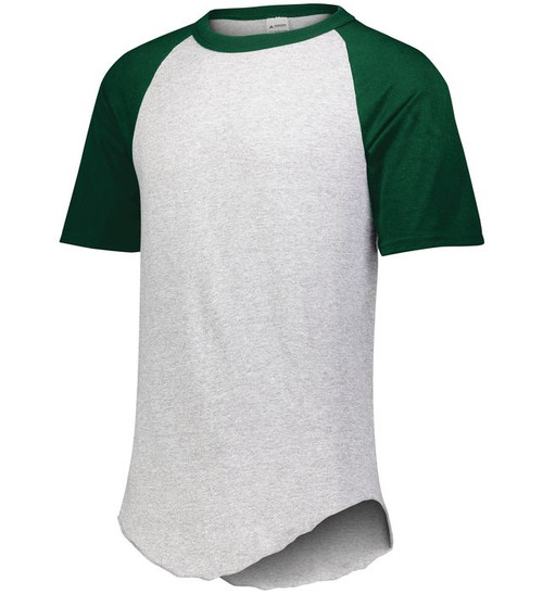 ATHLETIC HEATHER/DARK GREEN-1