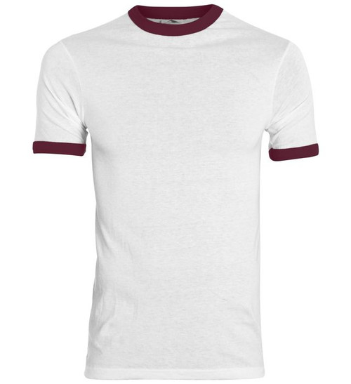 WHITE/ MAROON-1