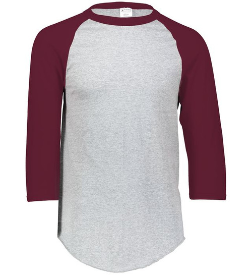 ATHLETIC HEATHER/MAROON-1