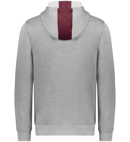 MAROON/GREY HEATHER-2