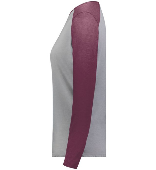 Grey Heather/Maroon Heather-3