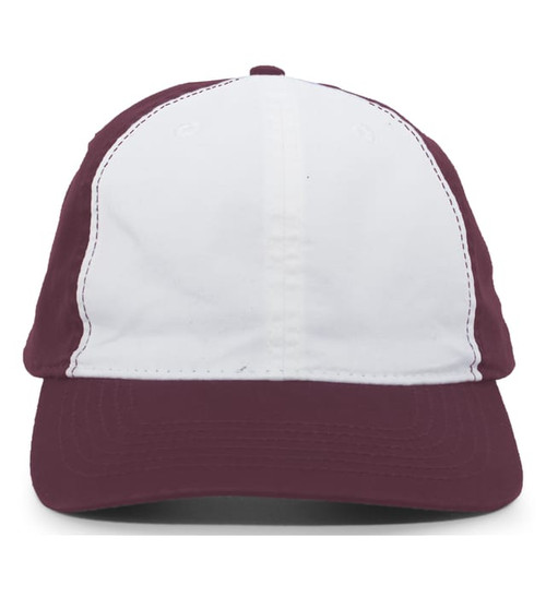 WHITE/MAROON-1