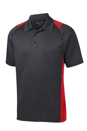 GRAPHITE HEATHER/SCARLET-1