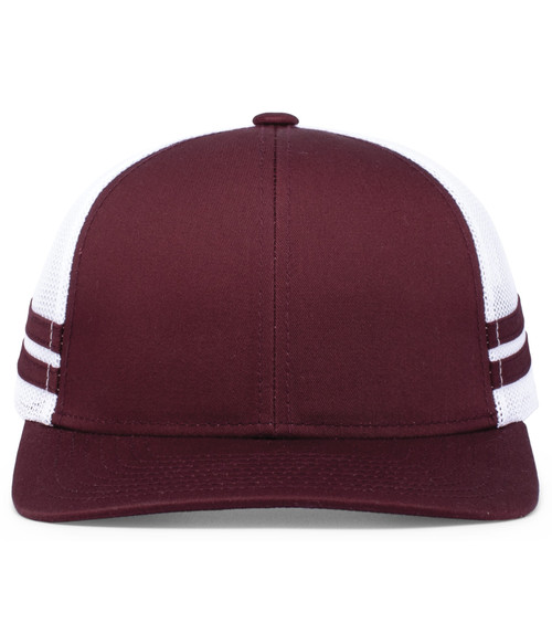 MAROON/WHITE-1