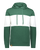 DARK GREEN HEATHER/WHITE-1