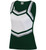 DARK GREEN/WHITE/METALLIC SILVER-1