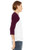 WHITE/MAROON-4