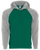 DARK GREEN/GREY HEATHER-1
