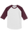 WHITE/ MAROON-1