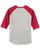 Heather Grey/Red-2
