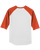 White/ Deep Orange-2