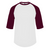 WHITE/MAROON-1