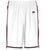 WHITE/MAROON-1