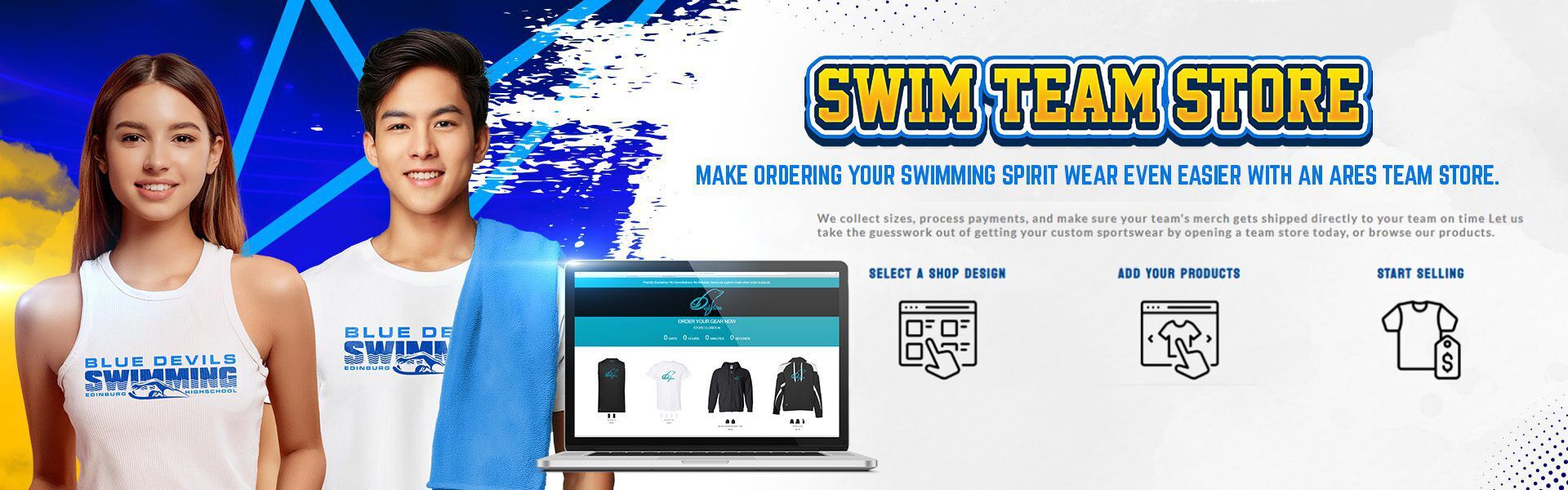 Swimming and Dive Banner