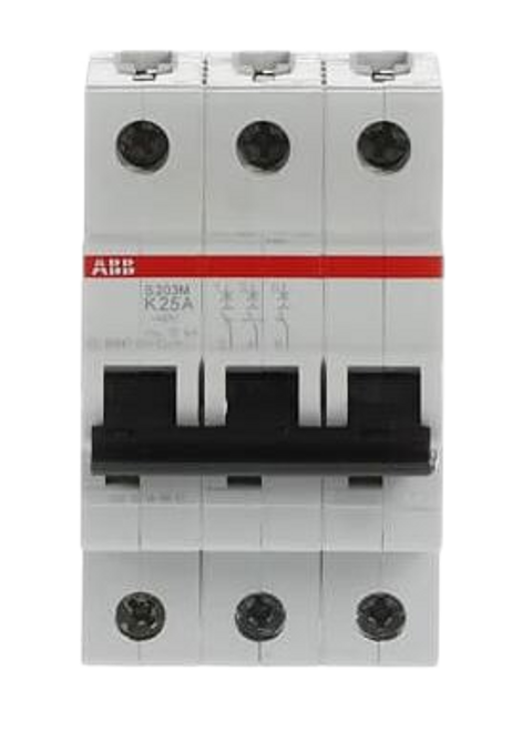 ABB Three Pole, 25A, Circuit Breaker 30A