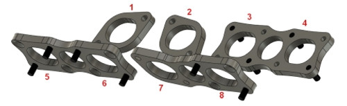 S65 Adaptor Flange Kit (3D model) S65 Adaptor Flange Kit (3D model)