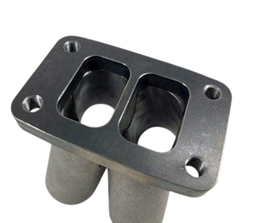 4-into-1 T3D Merge Collector - With Flange M10 4-into-1 T3D Merge Collector - With Flange M10