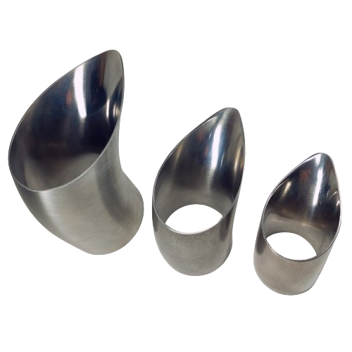 3.5″ Aluminum Teardrop Exhaust Ring Panel – Fender Exit – Divebombers Garage