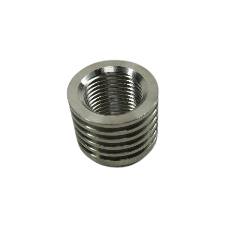 Weld-On O2 Sensor Bung Finned M18 x 1.5 Stainless Steel