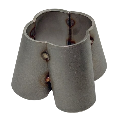 4into1 - 42mm (32NB) Vband-2 Stainless - top view