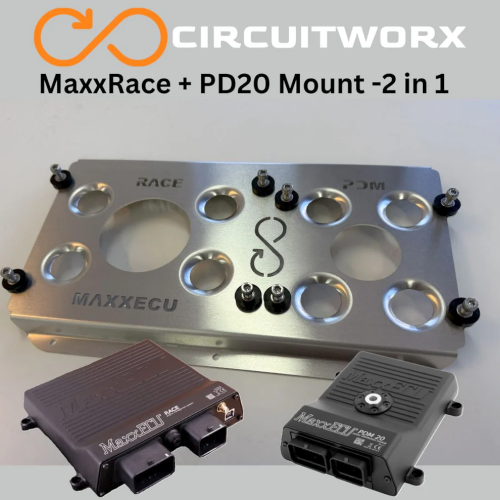 CircuitWorx MaxxECU RACE & PDM20 Mounting Bracket