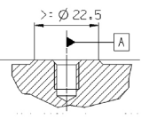 Bosch Knock Sensor mounting dimensions