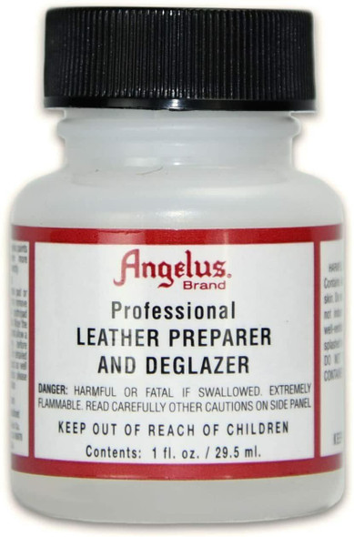 Angelus Leather Preparer and Deglazer 1 oz